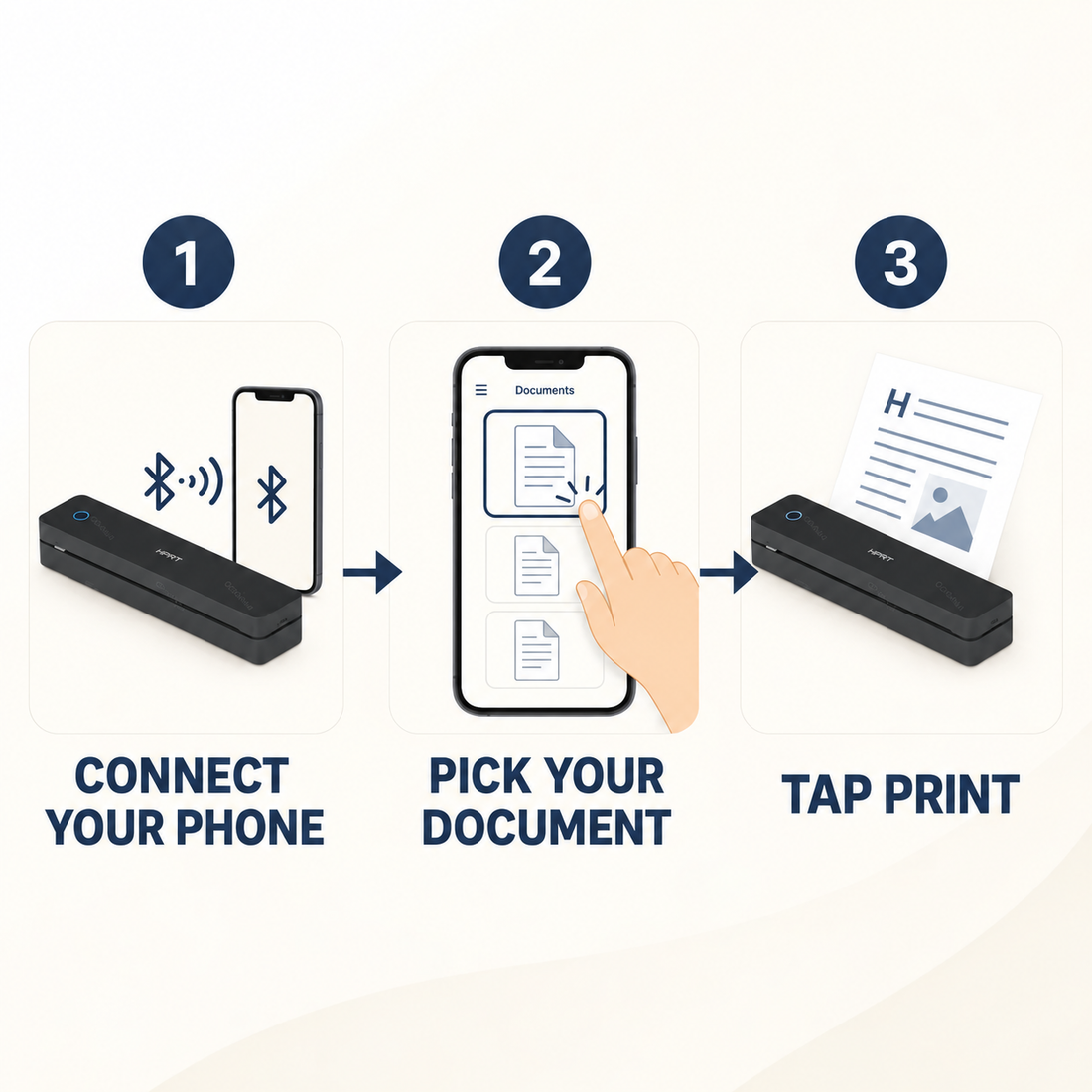 Inkless Portable Printer